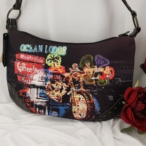 Vacation/Travel/Biker design Handbag NWT